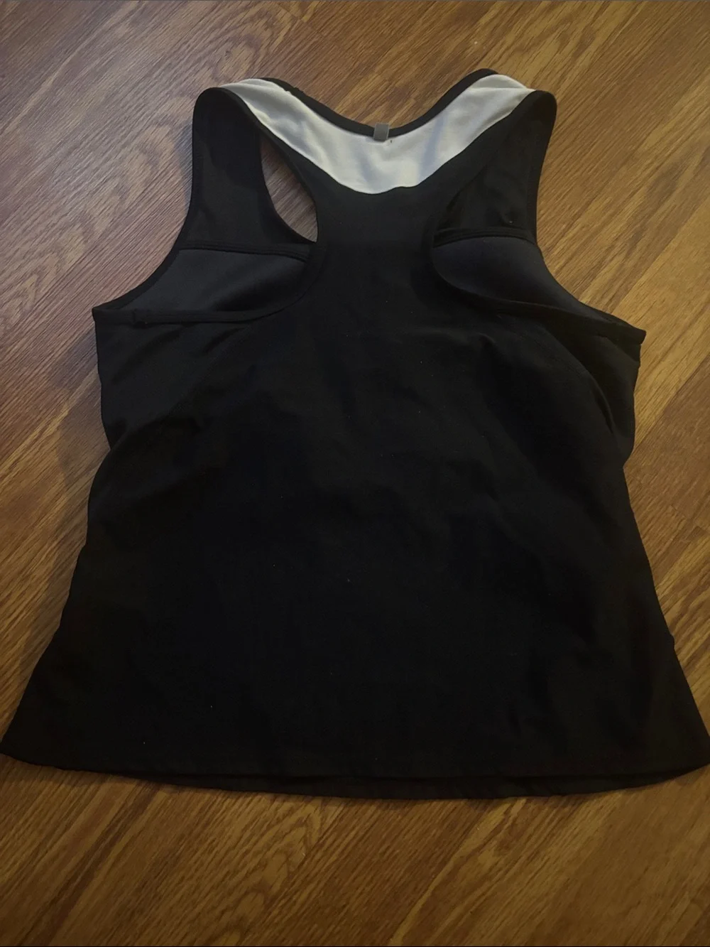 Nike Black Tank Top with White Trim